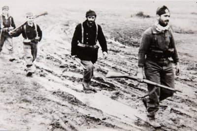 Republikanische Soldaten in der Schlacht von Teruel von Unbekannt Unbekannt
